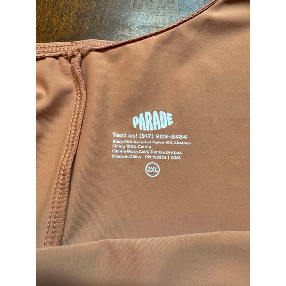 Parade Body Suite Light Weight Nude Mauve Size 2xl NWOT - Picture 2 of 7